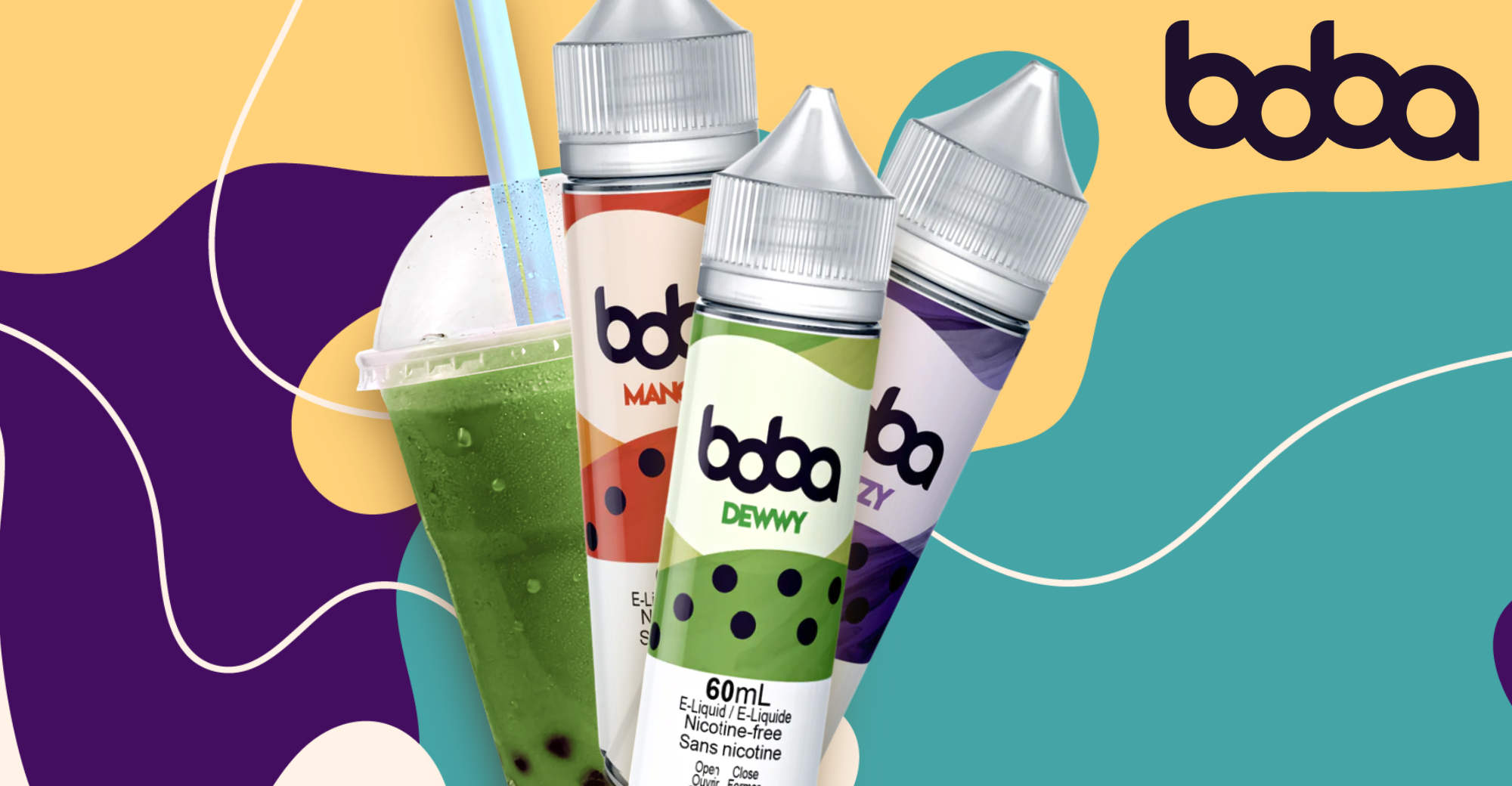 Bubble Tea Vape Juice Dewwy Boba by Jazzy Boba E-Liquid 60ml Vape Juice .99 Bubble Tea Vape Juice Dewwy Boba by Jazzy Boba E-Liquid 60ml Vape Juice .99